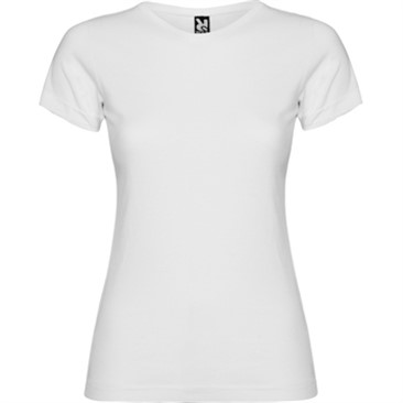 T-shirt Senhora manga curta cintada 155 g/m²